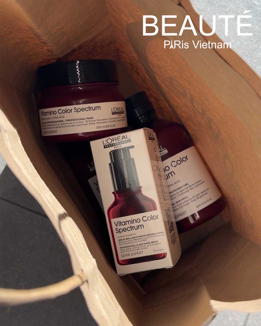 Dầu hấp chăm sóc mọi tóc nhuộm L’Oréal Vitamino Color Spectrum 250ml