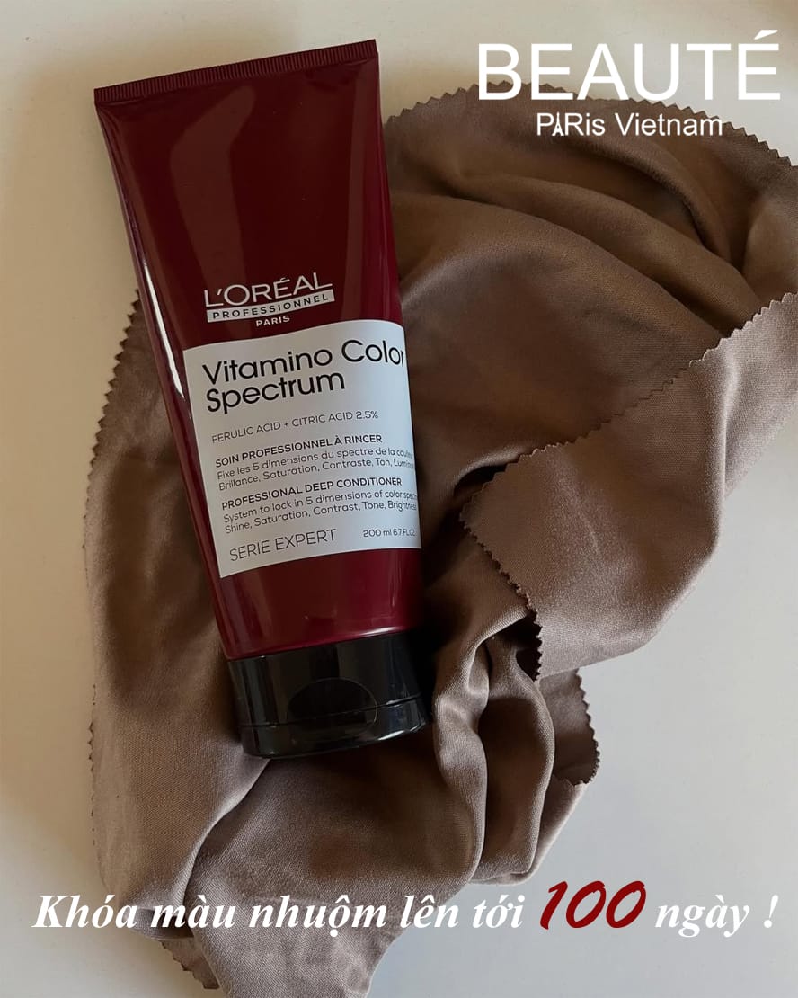 Dầu xả chăm sóc mọi tóc nhuộm L’Oréal Vitamino Color Spectrum 200ml