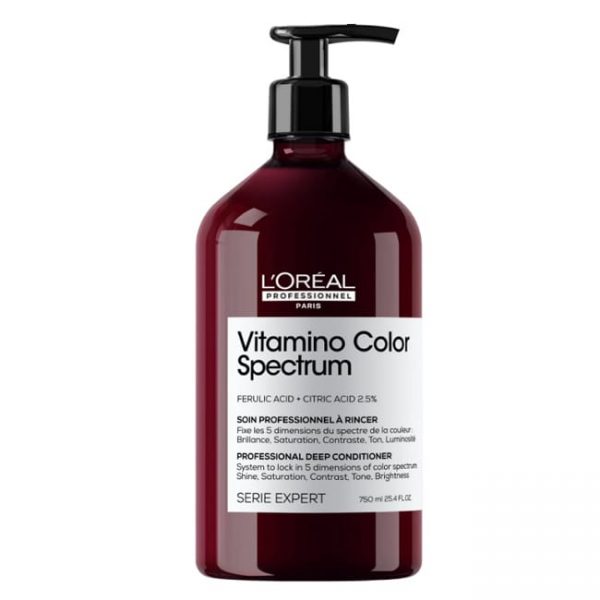 Dầu xả chăm sóc mọi tóc nhuộm L’Oréal Vitamino Color Spectrum 750ml