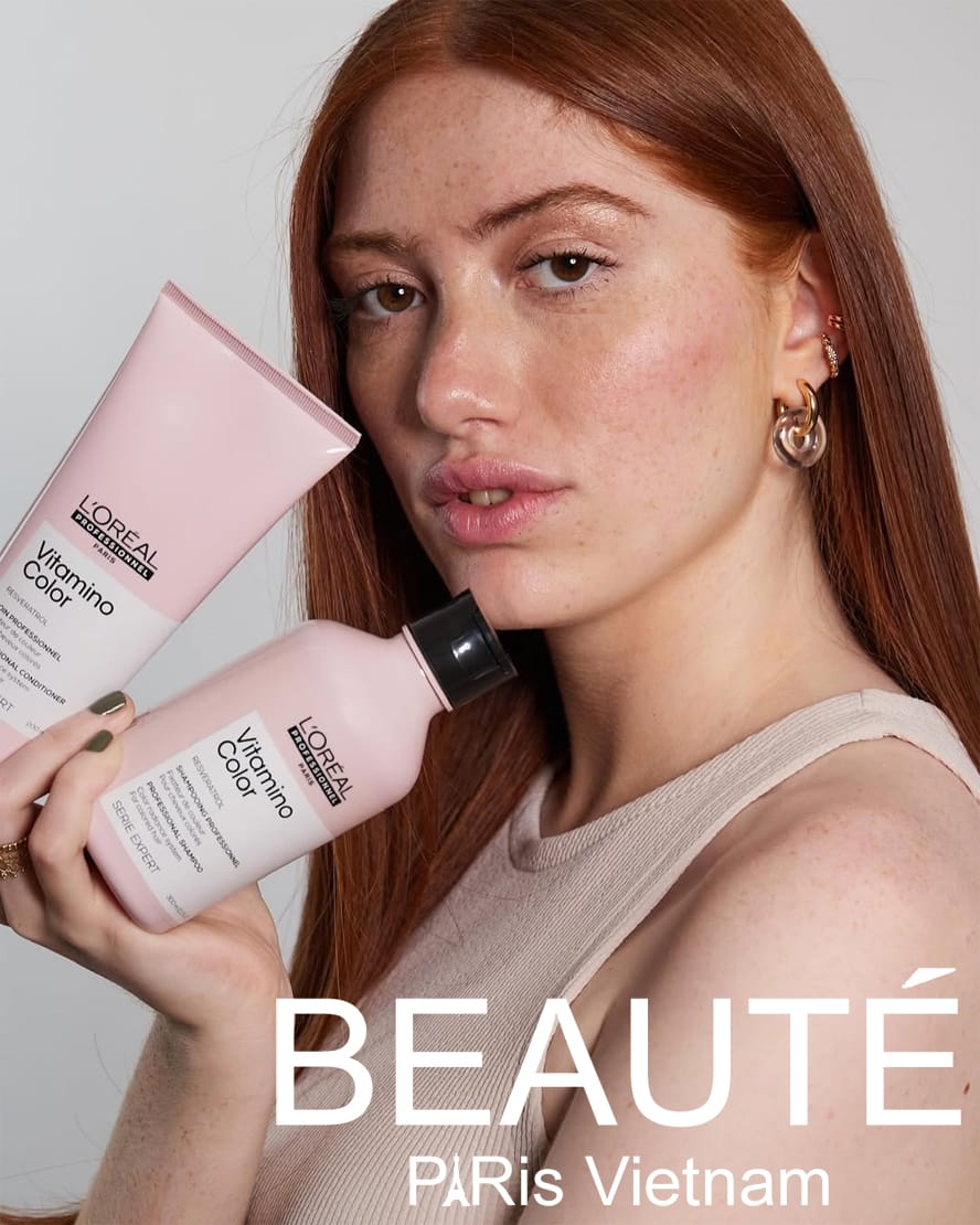 Dầu gội chăm sóc tóc nhuộm L’Oréal Vitamino Color Resveratrol 300ml