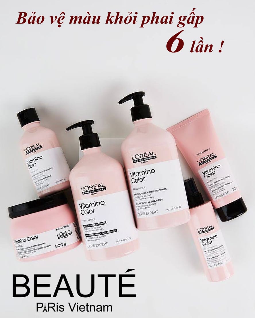 Dầu xả chăm sóc tóc nhuộm L’Oréal Vitamino Color Resveratrol 750ml