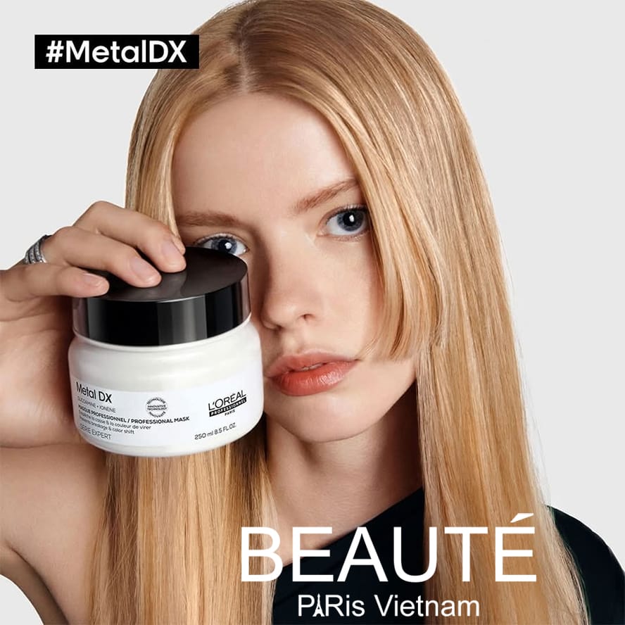 Dầu hấp giúp thải độc kim loại tóc cho tóc dày L’Oréal Metal Detox 250ml