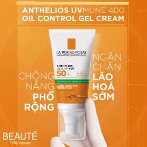 Kem chống nắng kiểm soát dầu La Roche-Posay Anthelios UV Mune 400 Spf 50+