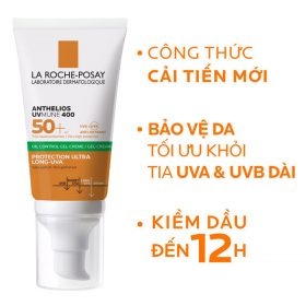 Kem chống nắng kiểm soát dầu La Roche-Posay Anthelios UV Mune 400 Spf 50+ 50ml