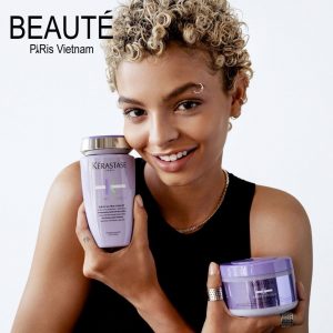 Dầu gội tím khử vàng chăm sóc tóc tẩy nhuộm Kérastase Blond Absolu 250ml