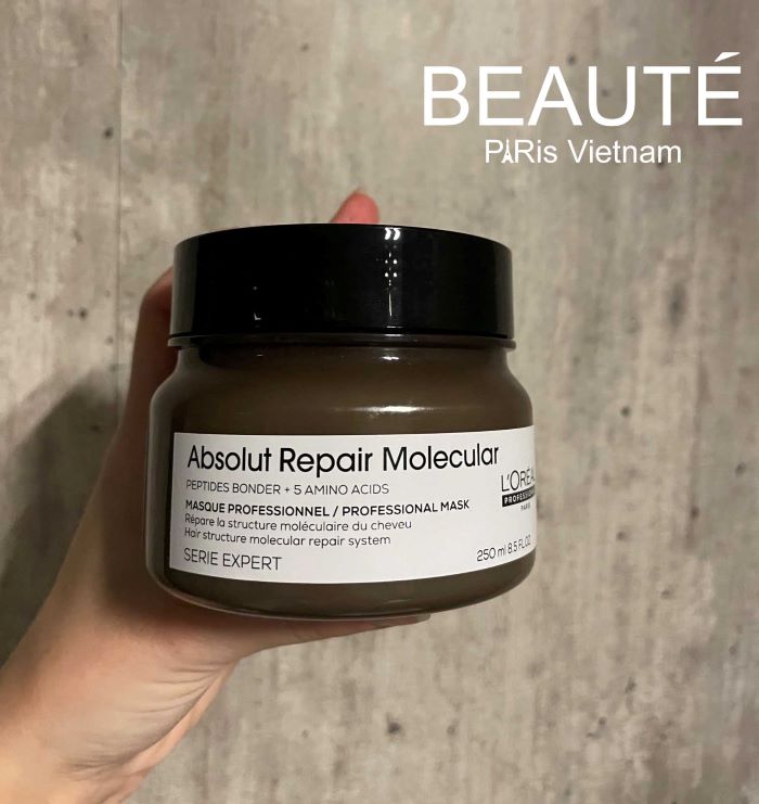 Review dầu hấp siêu phục hồi tóc hư tổn cấp phân tử L’Oréal Absolut Repair Molecular