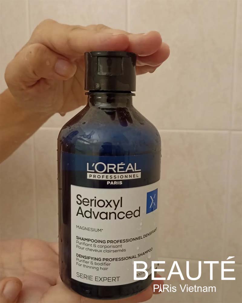 Review dau goi kich thich moc toc loreal serioxyl advanced