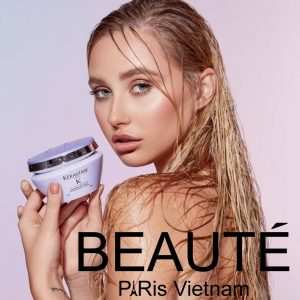 Mặt nạ tím khử vàng chăm sóc tóc tẩy nhuộm Kérastase Blond Absolu 200ml