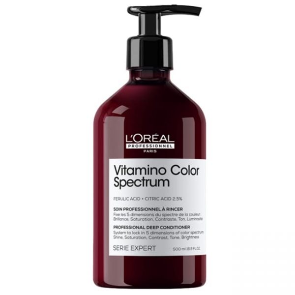 Dầu xả chăm sóc mọi tóc nhuộm L’Oréal Vitamino Color Spectrum 500ml