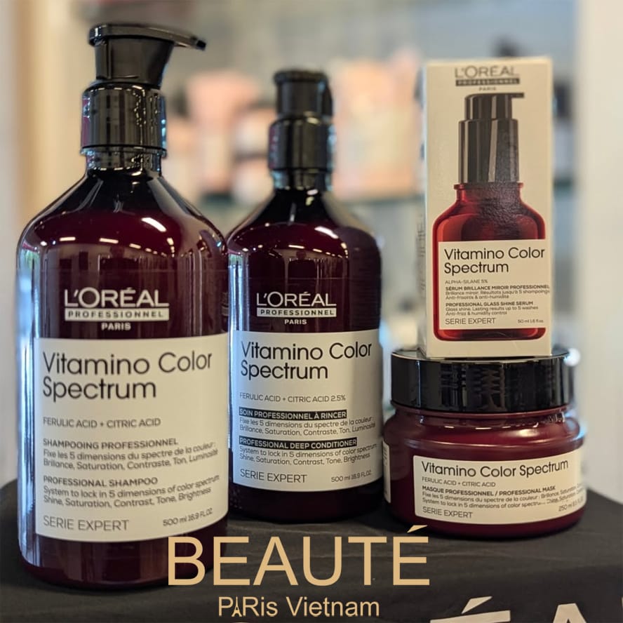 Dầu xả chăm sóc mọi tóc nhuộm L’Oréal Vitamino Color Spectrum 500ml