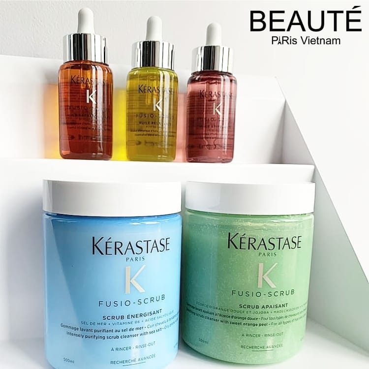 Tẩy tế bào chết da đầu dầu nhờn Kérastase Scrub Énergisant 500ml