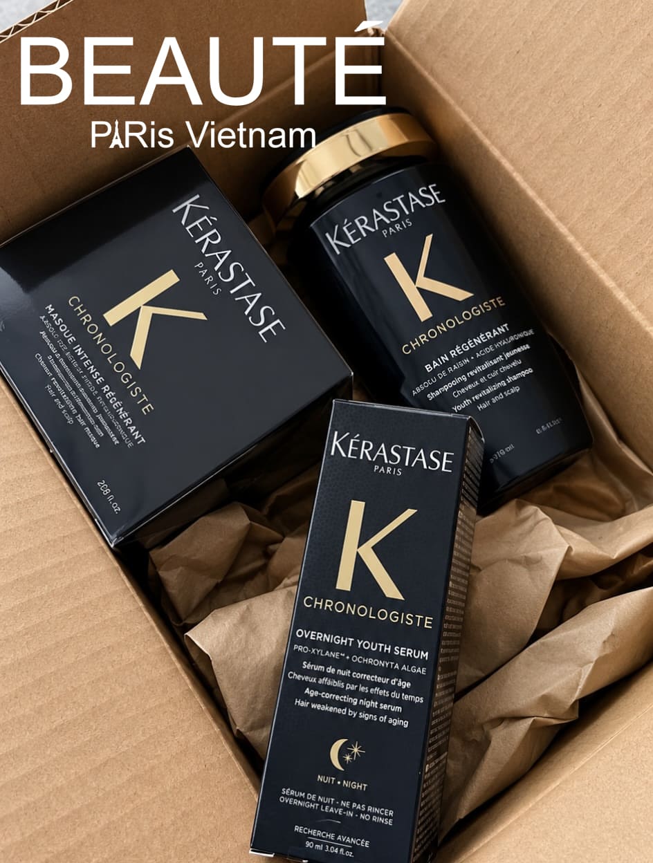 Serum trẻ hóa tóc ban đêm Kérastase Chronologiste Overnight Youth Serum 90ml