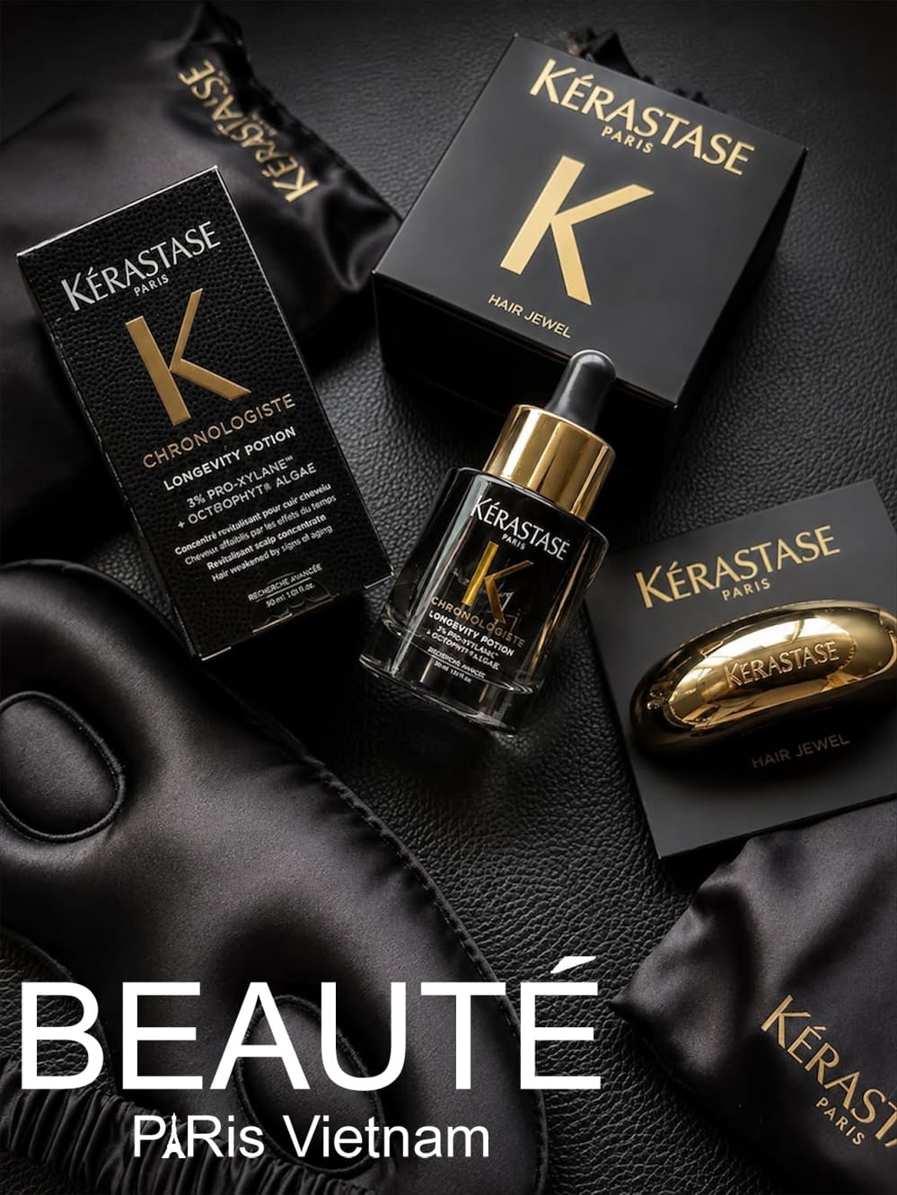 Tinh chất trẻ hóa da đầu Kérastase Chronologiste Longevity Potion 30ml